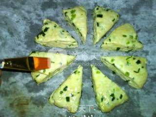 Yeast Version of Onion and Salty Scones recipe