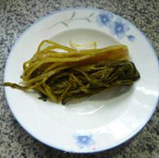 Steamed Minced Pork with Egg and Pickled Vegetables recipe