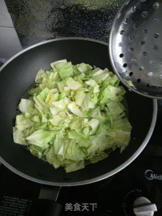 Stir-fried Cabbage with Oyster Sauce and Garlic recipe