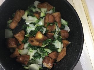 Stir-fried Vegetables with Old Fried Dough Stick recipe