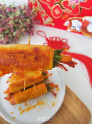 Vegetable Bean Curd Roll recipe