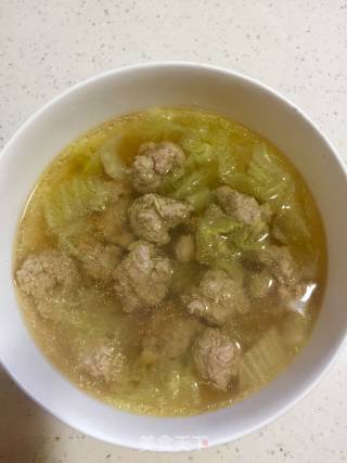 Healthy Cabbage Lamb Ball Soup recipe