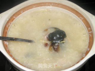 Raw Congee with Preserved Egg and Lean Meat Porridge recipe