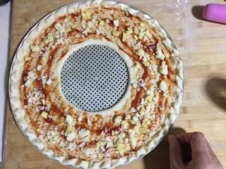 Christmas Wreath Pizza recipe