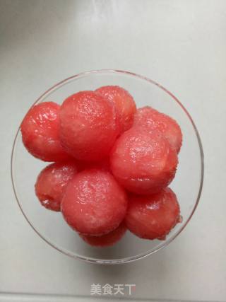Yogurt Watermelon Balls recipe