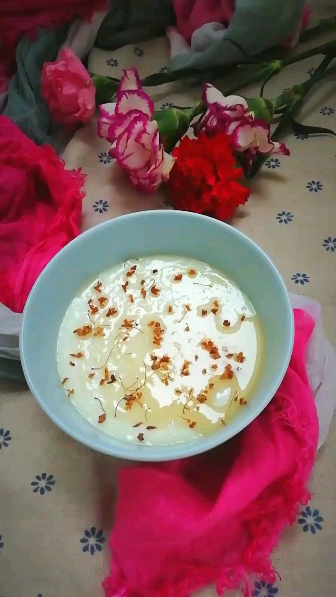 Honey Osmanthus Stew with Milk recipe