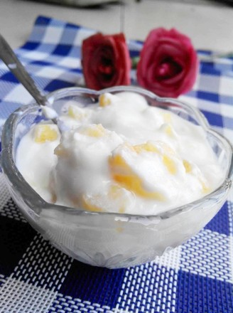 Yellow Peach Yogurt recipe