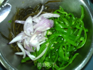 Green Pepper Kelp Shreds recipe