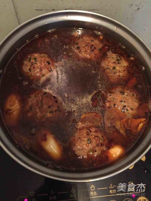 Meat Ball with Soy Sauce recipe