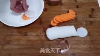 Three Fresh White Radish Slices recipe