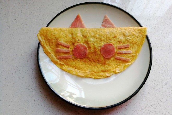 Cat Omelet Rice recipe