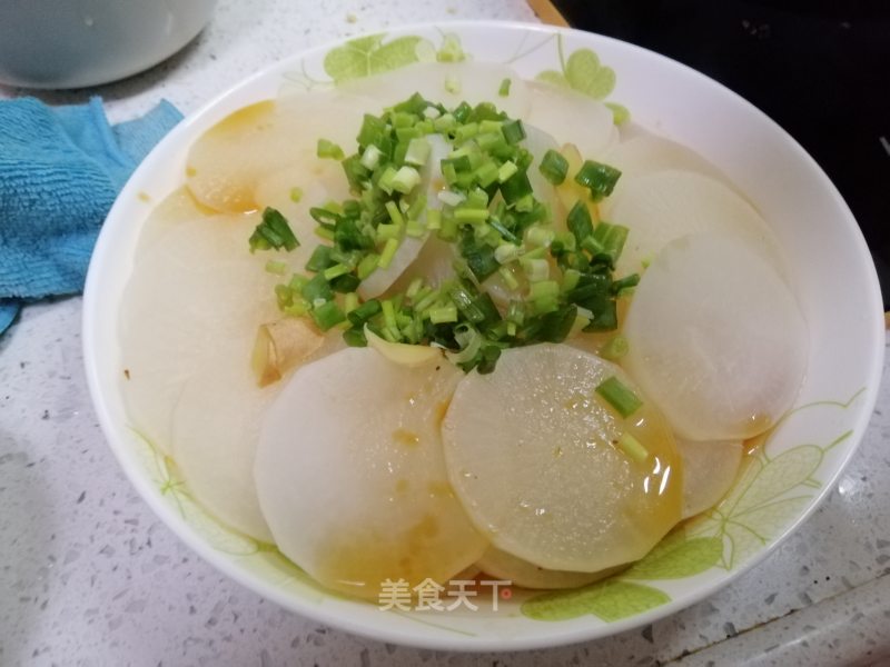 Steamed White Radish recipe