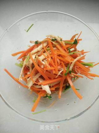 Carrots Mixed with Chicken Breast recipe