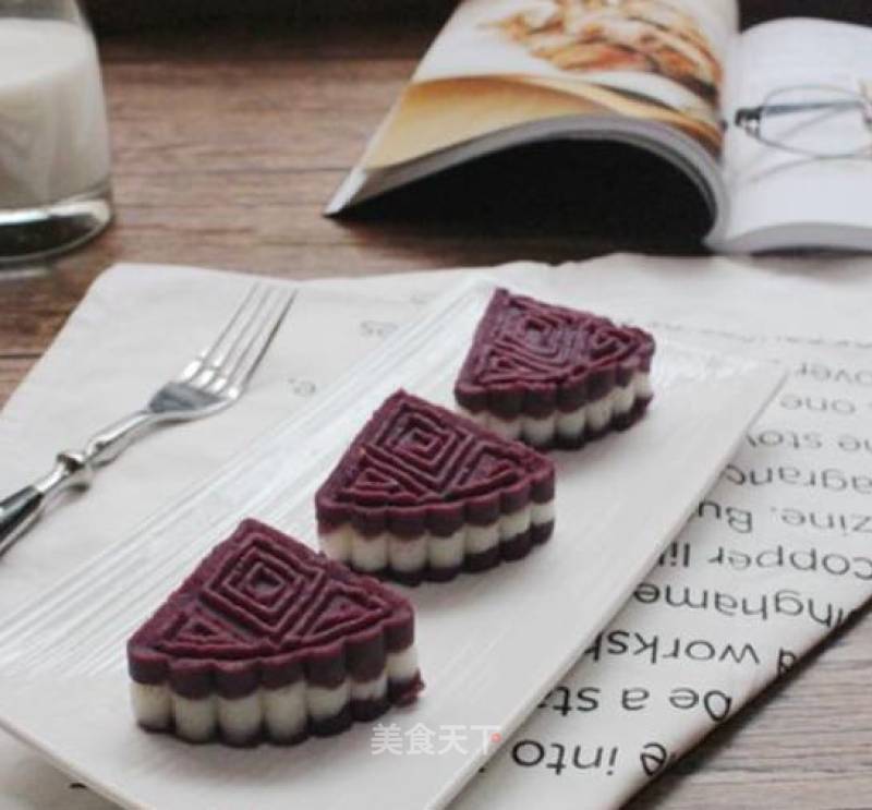 Healthy Purple Potato Yam Cake recipe