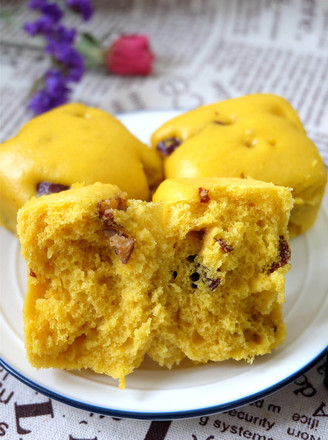 Pumpkin and Red Date Hair Cake