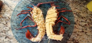 Garlic Cheese Lobster recipe