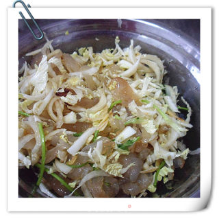 【tianjin】cabbage Core Mixed with Jellyfish recipe