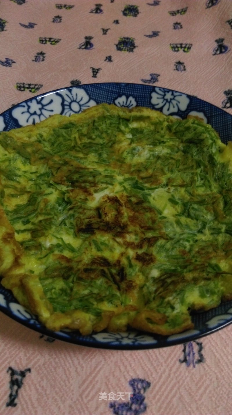Scrambled Eggs with Wheat Grass