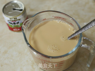 Pearl Milk Tea Flow Heart Cake recipe