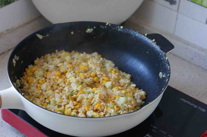 Corn and Egg Fried Rice recipe