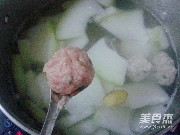 Winter Melon Meatball Soup recipe