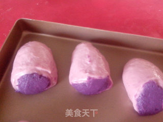 Milky Purple Sweet Potato Bread recipe