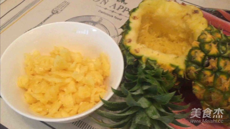 Pineapple Seafood Baked Rice recipe