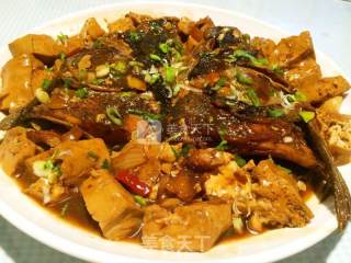 Braised Fish Head Tofu recipe