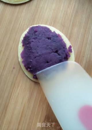 Dorayaki with Mashed Purple Potato recipe