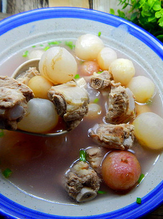 Poria Shui Radish Pork Ribs Soup recipe