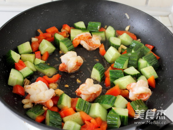 Cucumber Shrimp Balls recipe