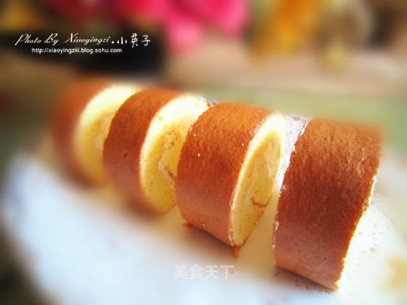 Small Mountain Roll Cake with Brownish-red Skin recipe