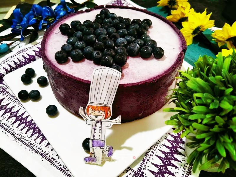 Blueberry Stump Ice Cream Cake recipe