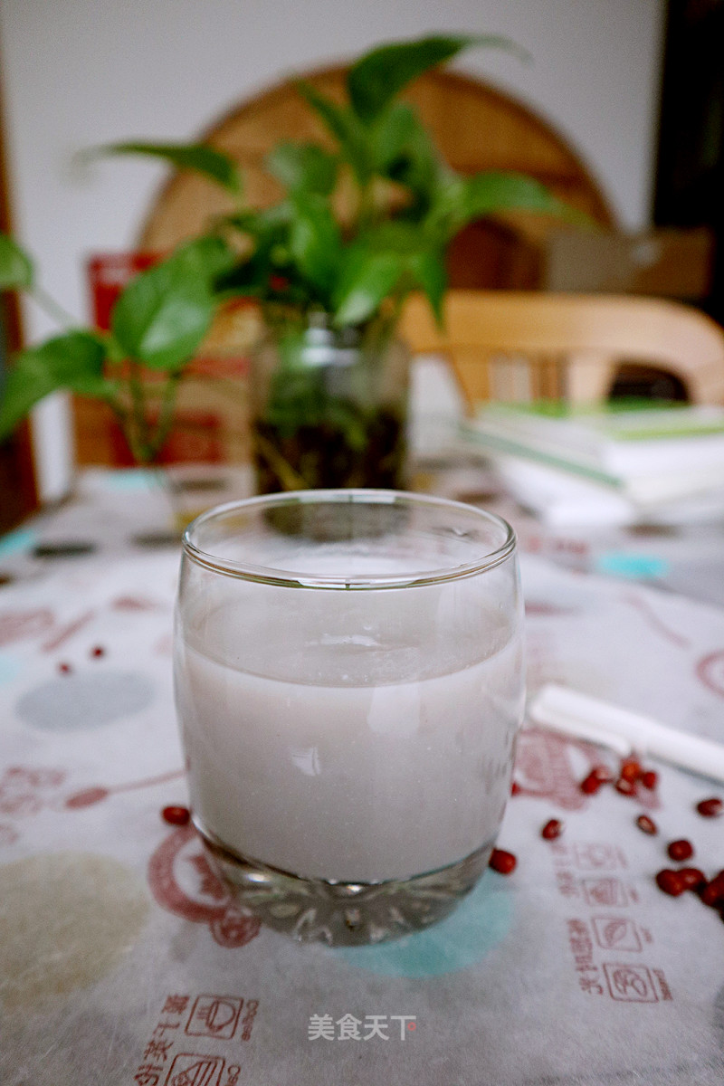 Barley and Red Bean Soy Milk recipe
