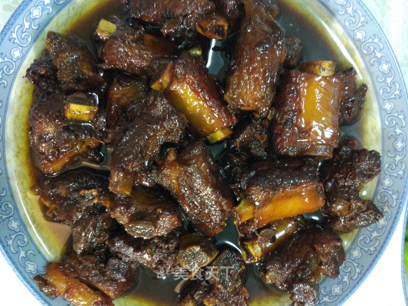 Self-fried Sugar-colored Sweet and Sour Pork Ribs recipe