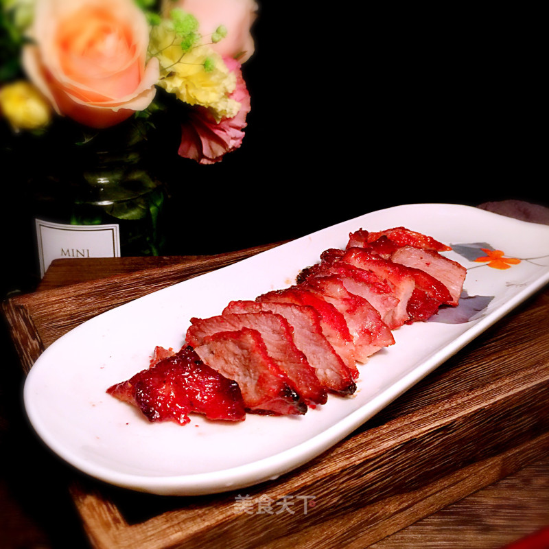 Red Glutinous Barbecued Pork# Oven美食# recipe