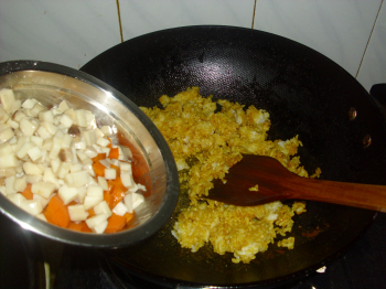 Assorted Curry Fried Rice recipe