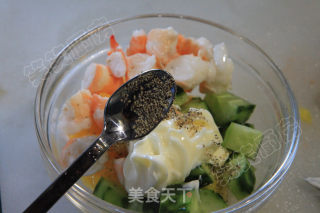 Lazy People Produce Fine Dishes-fresh and Refreshing Mango Shrimp Salad recipe