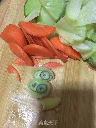 Beef Stew with Carrot Vermicelli recipe