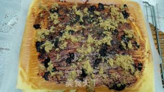 Blueberry Pork Floss Cake Roll recipe
