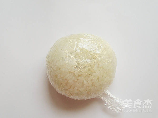 Fun Bento with Bear Cheese Wrapped Rice recipe