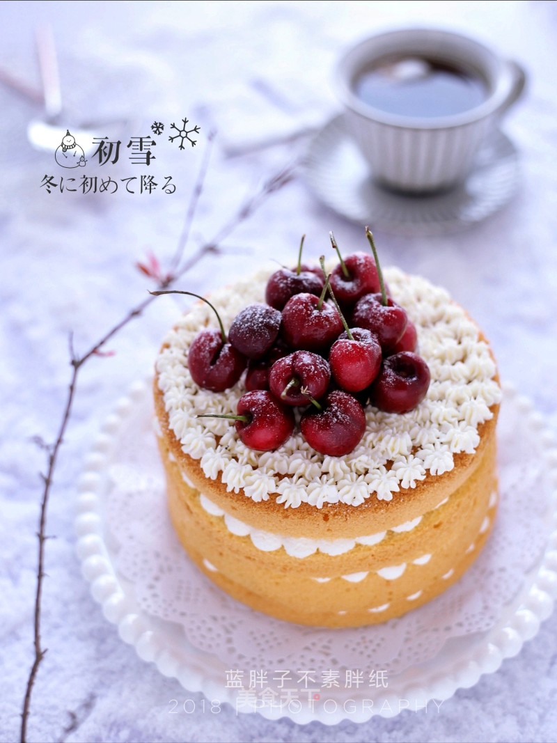 Cherries Naked Cake recipe