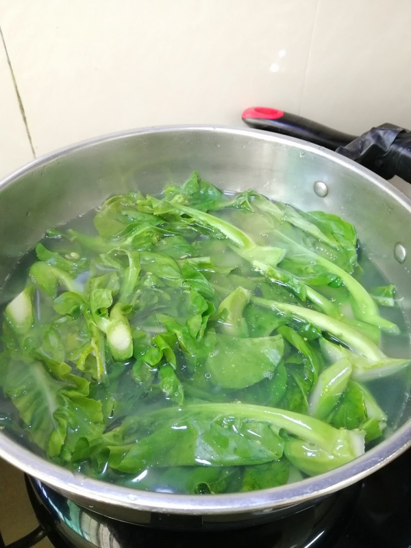 Simple and Delicious~~stir-fried Kale with Cured Meat recipe