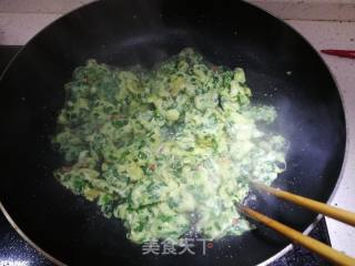 Scrambled Eggs with Leek recipe