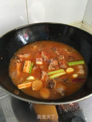 Korean Spicy Sauce Pork Ribs recipe