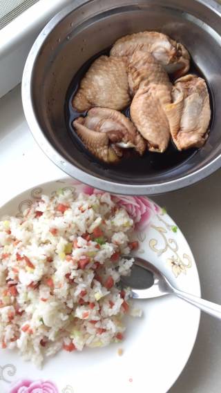 Chicken Wing Rice recipe