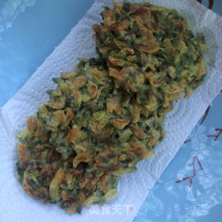 Pan-fried Sophora Flower Cake recipe