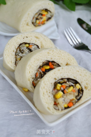 Glutinous Rice and Seaweed Rolls recipe