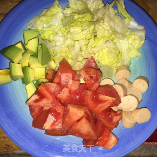 Avocado Garden Salad recipe