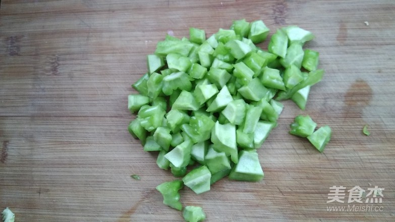 Mustard-flavored Bitter Gourd and Peanuts recipe